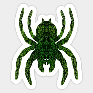 Cross Hatching Tarantula V14 Sticker